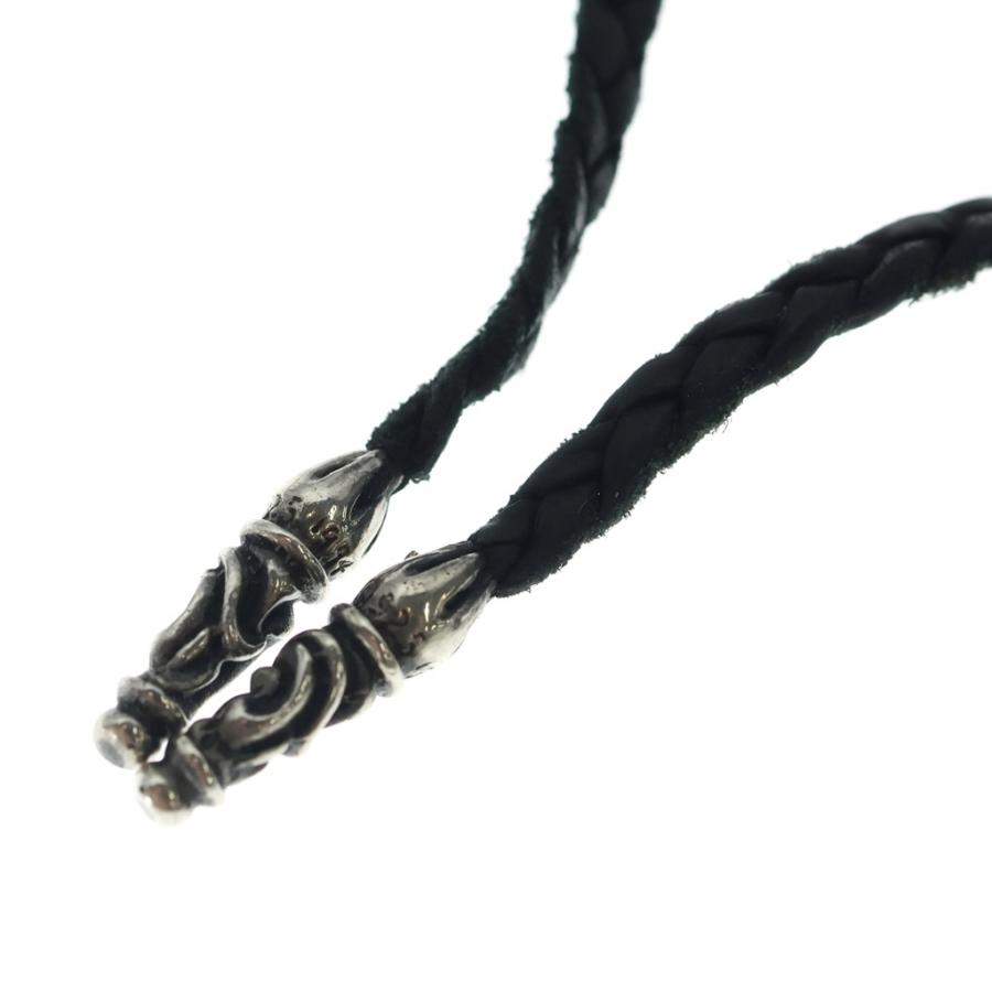 CHROME HEARTS（クロムハーツ） LEATHER BRAID SCROLL ネックレス