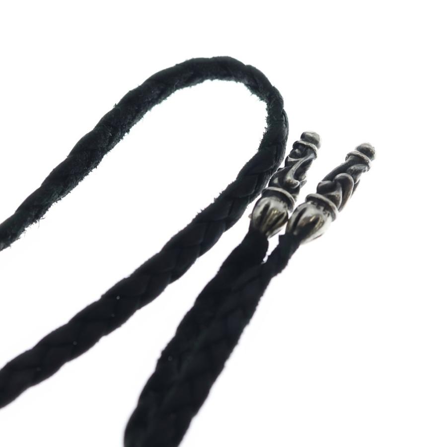 CHROME HEARTS（クロムハーツ） LEATHER BRAID SCROLL ネックレス