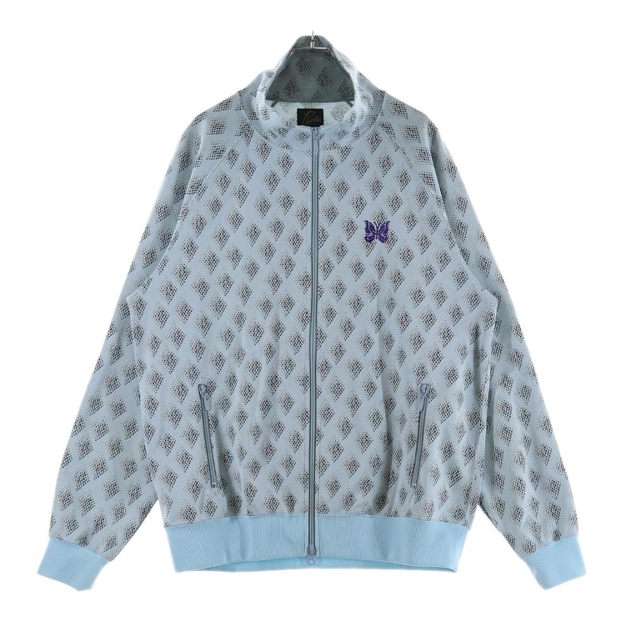 Needles ニードルス 25SS Poly Jacquard Track Jacket ポリージャガード トラックジャケット ブルー QV315 Needles（ニードルス） 25SS Poly Jacquard Track Jacket ポリー