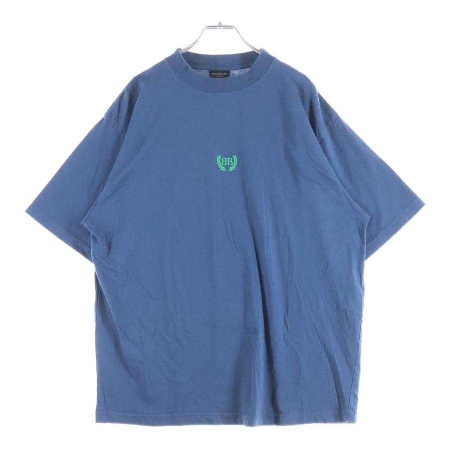 BALENCIAGA BBロゴ 半袖シャツ　サイズ 32 BALENCIAGA（バレンシアガ） BB Logo Tee ロゴ刺繍 クルーネック半袖T