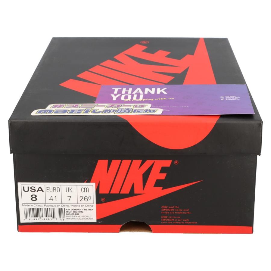 NIKE ナイキ AIR JORDAN 1 RETRO HIGH OG NRG GOLD TOE 861428-007 エアジョーダン1レトロゴールドトゥスニーカー｜shopbring｜06