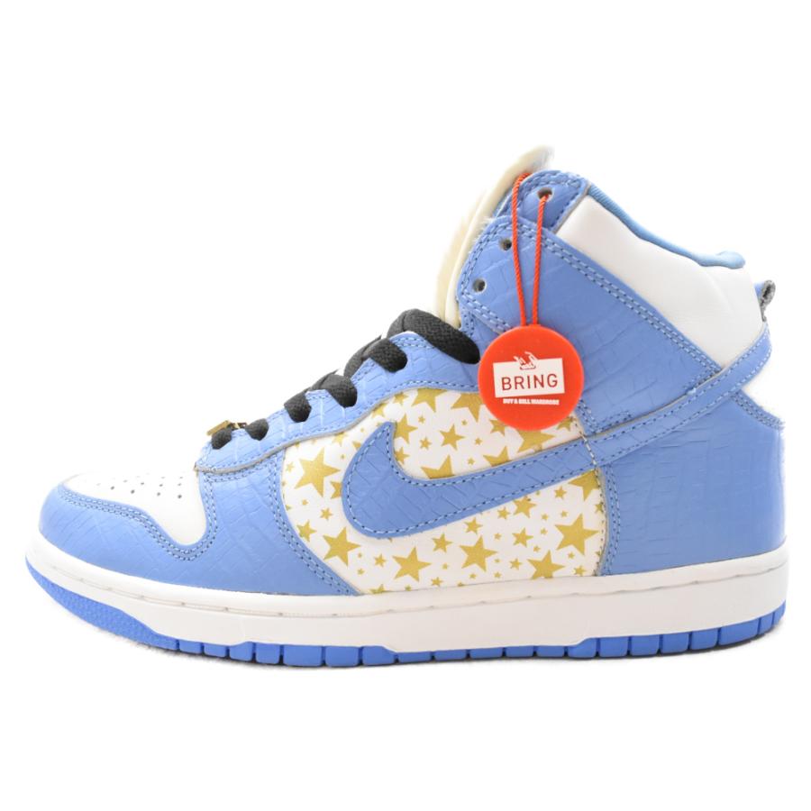 NIKE ナイキ ×SUPREME DUNK HIGH PRO SB シュプリーム ダンクハイプロ ハイカットスニーカー ユニバーシティブルー 307385-141 NIKE（ナイキ） ×SUPREME DUNK HIGH PRO SB 307385-141 シュプリーム