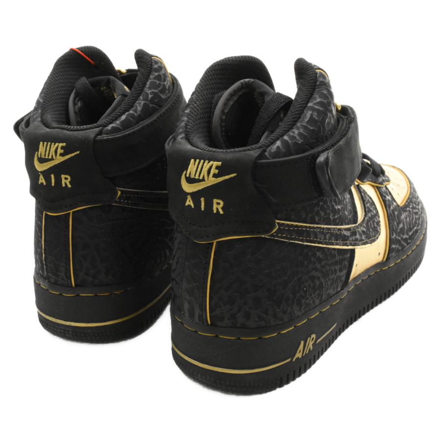 NIKE ナイキ エアフォース1 ニトロマイクロフォンアンダーグラウンド ハイカットスニーカー US10/28cm ブラック/ゴールド 345189-002｜shopbring｜04