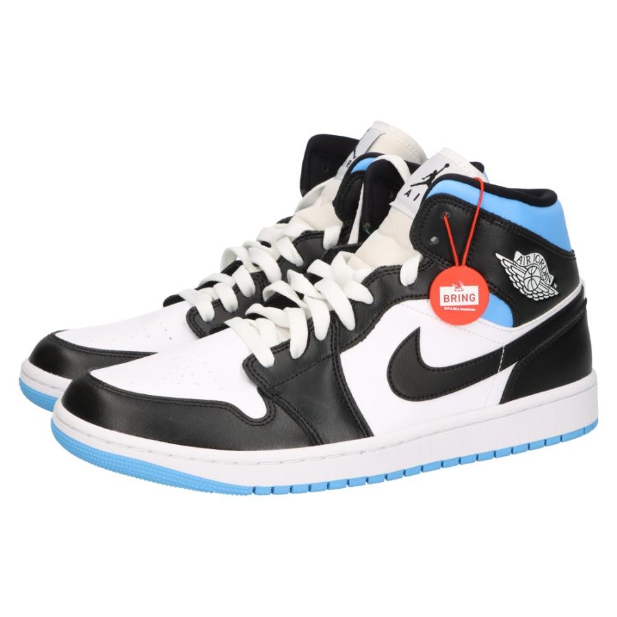 【美品】ナイキ エア ジョーダン 1 ミッドカットユニバーシティ 27.5センチ ナイキ エアジョーダン1 ミッド 