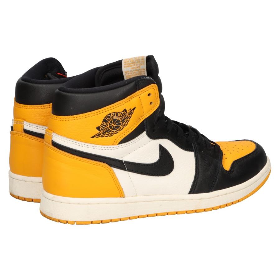 NIKE ナイキ AIR JORDAN 1 RETRO HIGH OG Taxi 555088-711 エアジョーダン1 タクシー ハイカットスニーカー イエロー/ブラック US9/27cm｜shopbring｜04