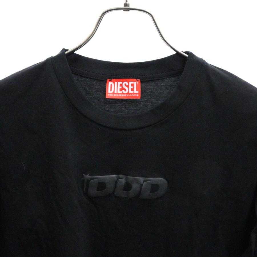 DIESEL ディーゼル T-MUST-LS DDDロゴプリントロングスリーブ DIESEL ディーゼル T-MUST-LS DDDロゴプリントロングスリーブ