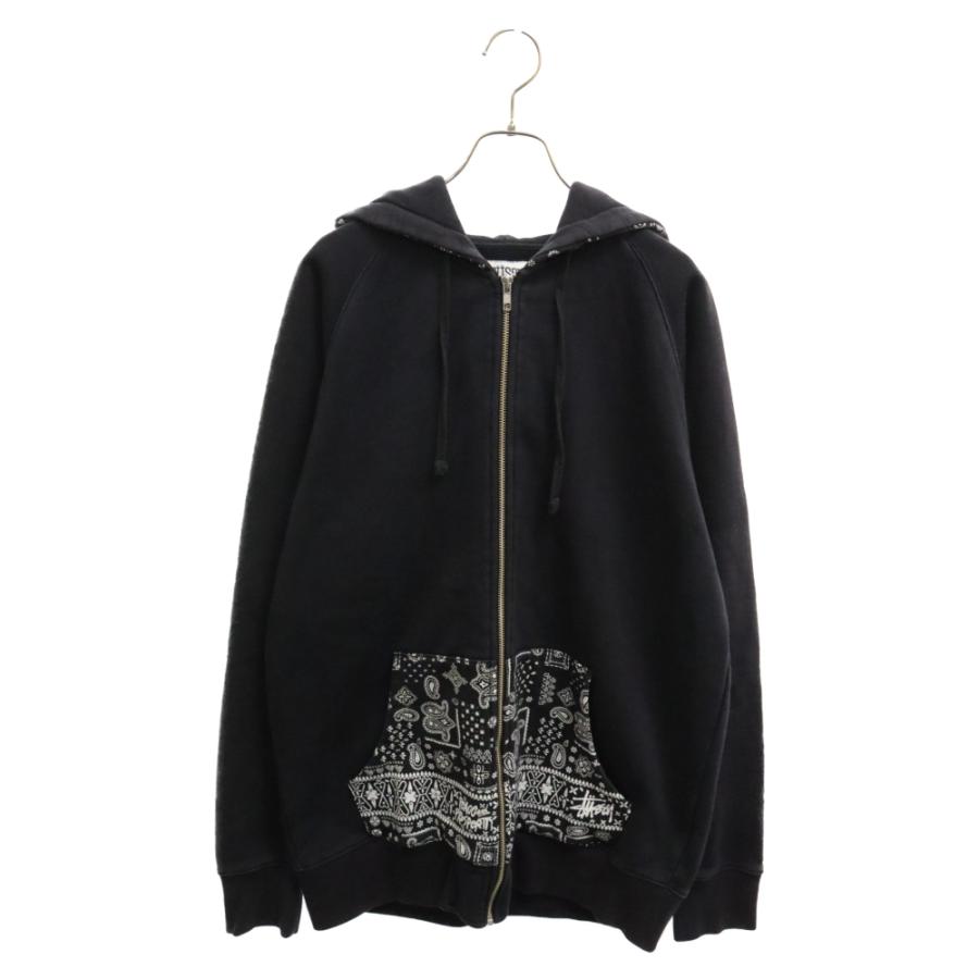 STUSSY（ステューシー） ペイズリープリントスウェットジップアップ