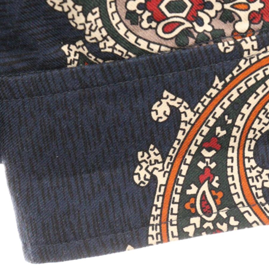 KITH キス 21SS L/S Thompson Printed Camp Collar Silk Cotton Shirt 
