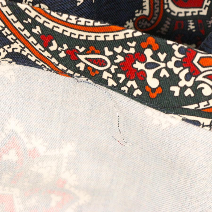 KITH キス 21SS L/S Thompson Printed Camp Collar Silk Cotton Shirt 