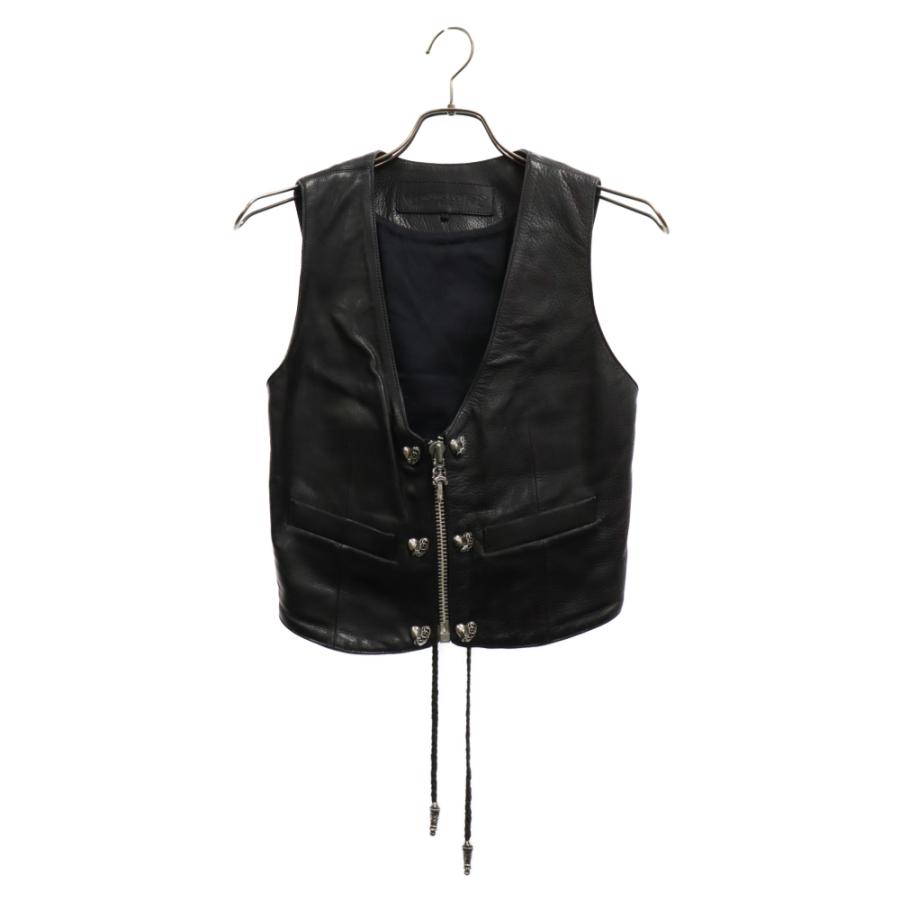 CHROME HEARTS クロムハーツ 6BTN ZIP FRNT VEST ハートボタン CHROME HEARTS クロムハーツ 6BTN ZIP FRNT VEST ハートボタン
