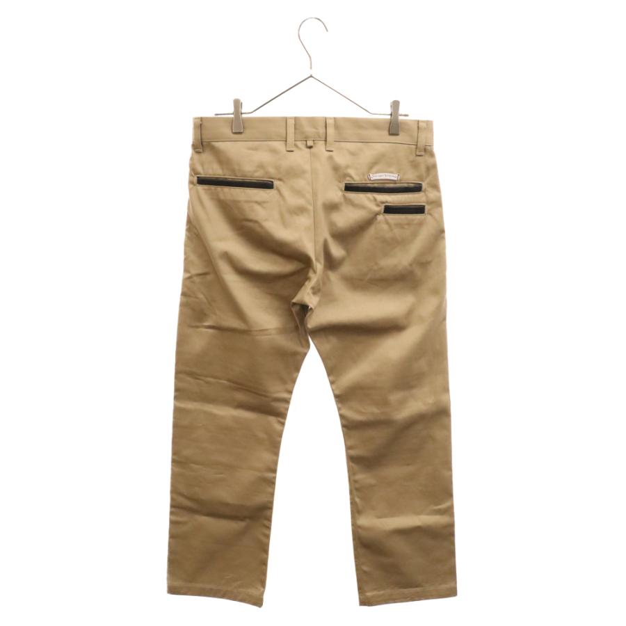 CHROME HEARTS クロムハーツ CHINOS レザー切替 ボタンフライ CHROME HEARTS クロムハーツ CHINOS レザー切替 ボタンフライ