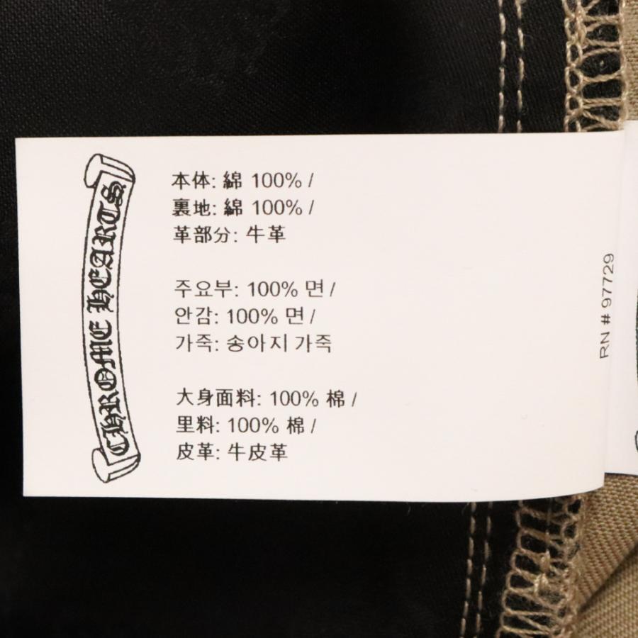 CHROME HEARTS クロムハーツ CHINOS レザー切替 ボタンフライ CHROME HEARTS クロムハーツ CHINOS レザー切替 ボタンフライ