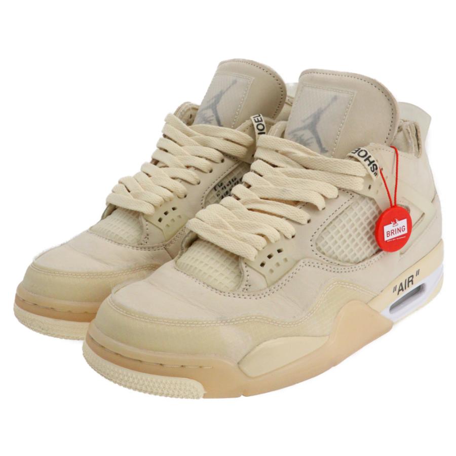 NIKE ナイキ × OFF-WHITE WMNS AIR JORDAN 4 SP SAIL CV9388-100 NIKE ナイキ × OFF-WHITE WMNS AIR JORDAN 4 SP SAIL CV9388-100