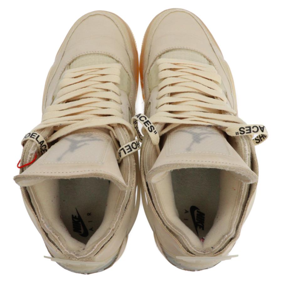 NIKE ナイキ × OFF-WHITE WMNS AIR JORDAN 4 SP SAIL CV9388-100 NIKE ナイキ × OFF-WHITE WMNS AIR JORDAN 4 SP SAIL CV9388-100