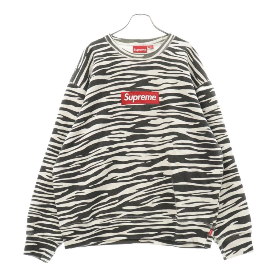 Supreme SUPREME シュプリーム 22AW Box Logo Crewneck Zebra ボックス  