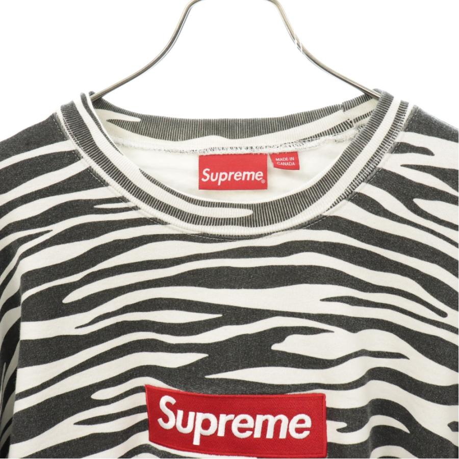 Supreme SUPREME シュプリーム 22AW Box Logo Crewneck Zebra ボックス  
