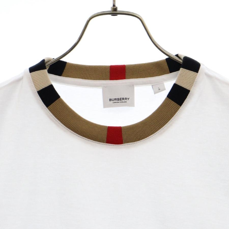 BURBERRY バーバリー Jalad Check Neck Long Sleeve T-Shirt BURBERRY バーバリー Jalad Check Neck Long Sleeve T-Shirt