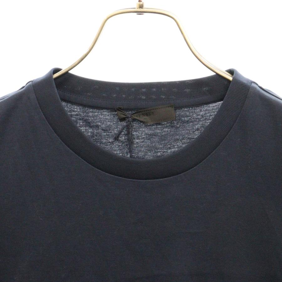 PRADA プラダ ロゴプレートプリントインターロック半袖Tシャツ PRADA プラダ ロゴプレートプリントインターロック半袖Tシャツ