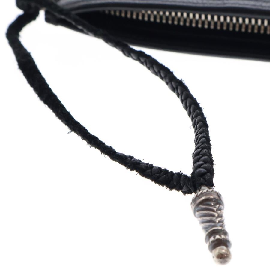 CHROME HEARTS クロムハーツ FLAT MED PLANE ストラップ付 レザー 