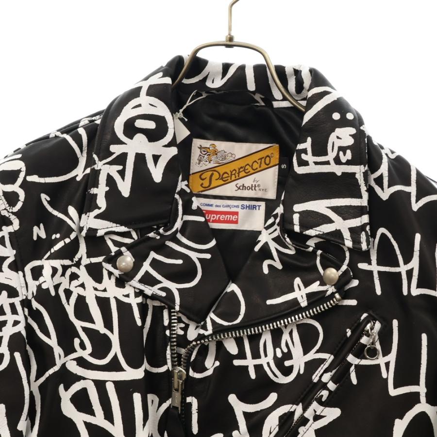 Supreme CdG shirt schott レザーライダースジャケット