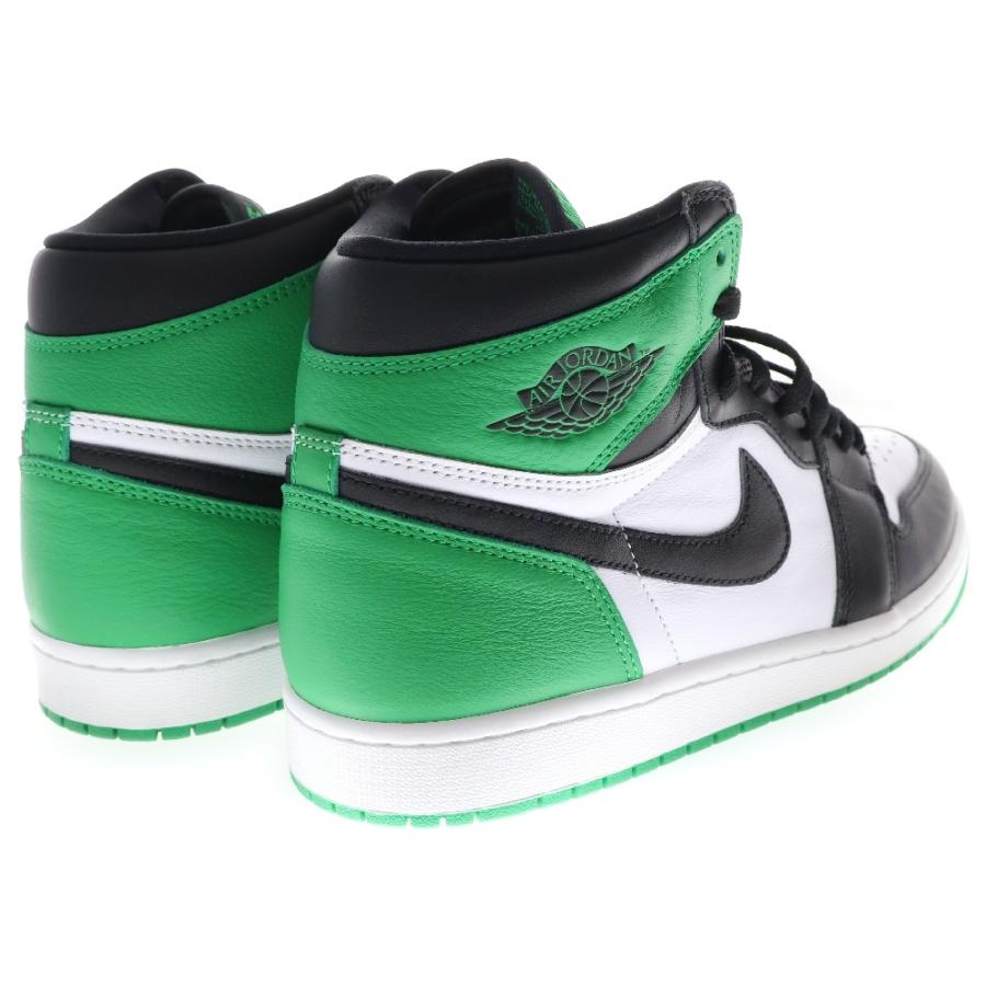 NIKE ナイキ AIR JORDAN 1 HI Black and Lucky Green エアジョーダン1  