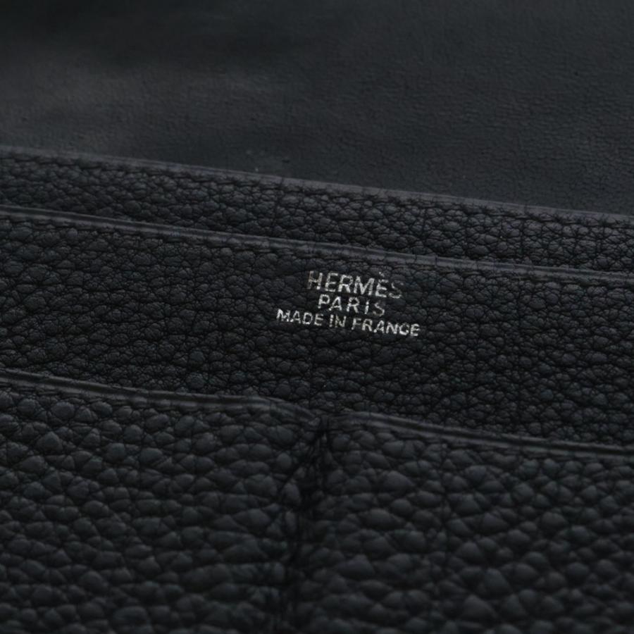 HERMES エルメス ドゴンGM トリヨンクレマンス シルバー金具 長財布  