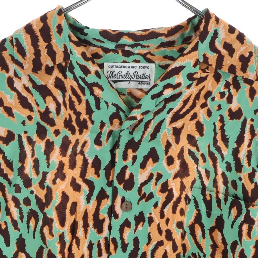 WACKO MARIA（ワコマリア） HAWAIAN SHIRT L/S レオパード レーヨン