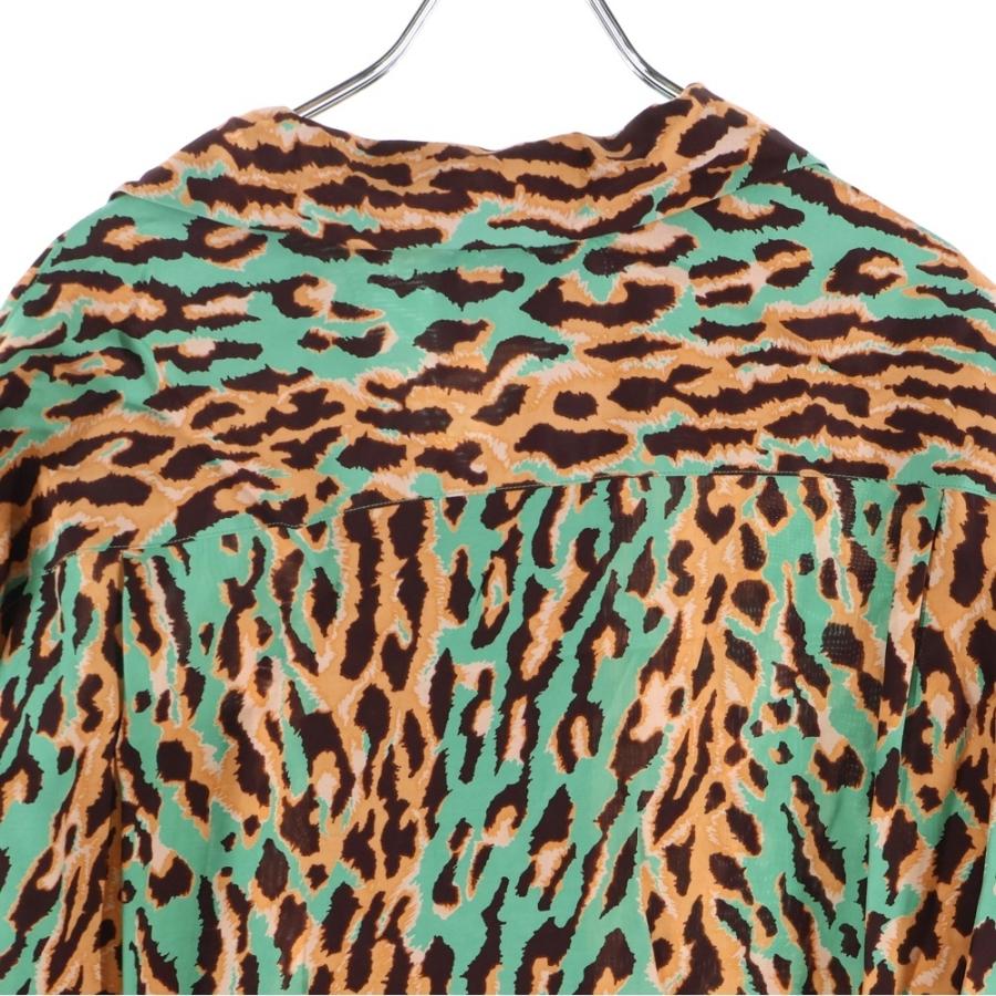 WACKO MARIA（ワコマリア） HAWAIAN SHIRT L/S レオパード レーヨン