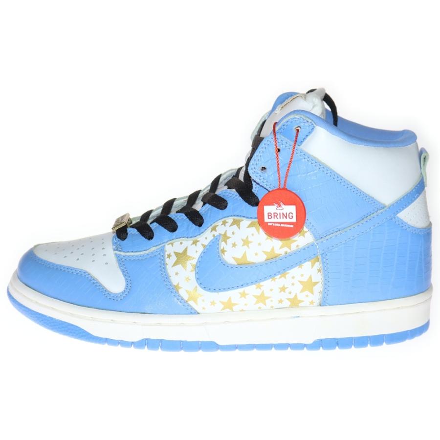 NIKE SB ナイキエスビー 03SS ×SUPREME DUNK HIGH PRO SB 307385-141 シュプリーム ダンクハイ プロ ハイカットスニーカー シューズ US9/27.0cm ブルー/ホワイト Nike SB ナイキエスビー 03SS ×SUPREME DUNK HIGH PRO シュプリーム