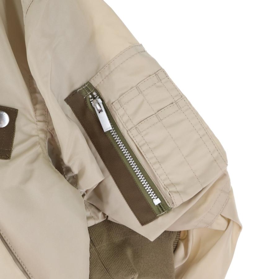 sacai Sacai サカイ Nylon Twill Blouson Bomber Jacket 22-06062