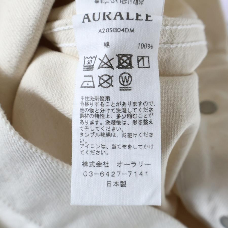 AURALEE ホワイト デニムジャケット サイズ4 AURALEE ホワイト デニムジャケット サイズ4 どこで 買える か