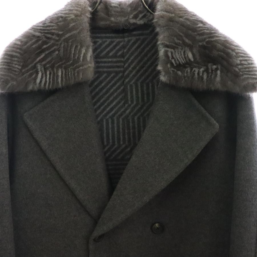 FENDI（フェンディ） ミンクファーウールコート FF0769-23-2072