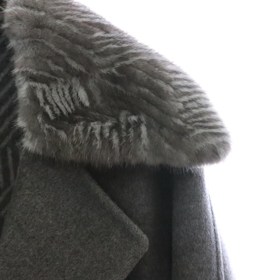 FENDI（フェンディ） ミンクファーウールコート FF0769-23-2072