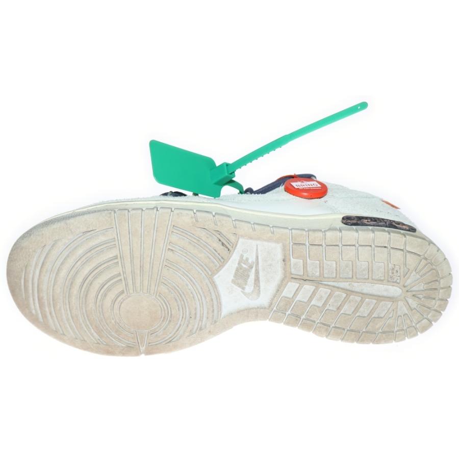 NIKE ナイキ ×OFF-WHITE DUNK LOW LOT20 DJ0950-115 オフホワイト  