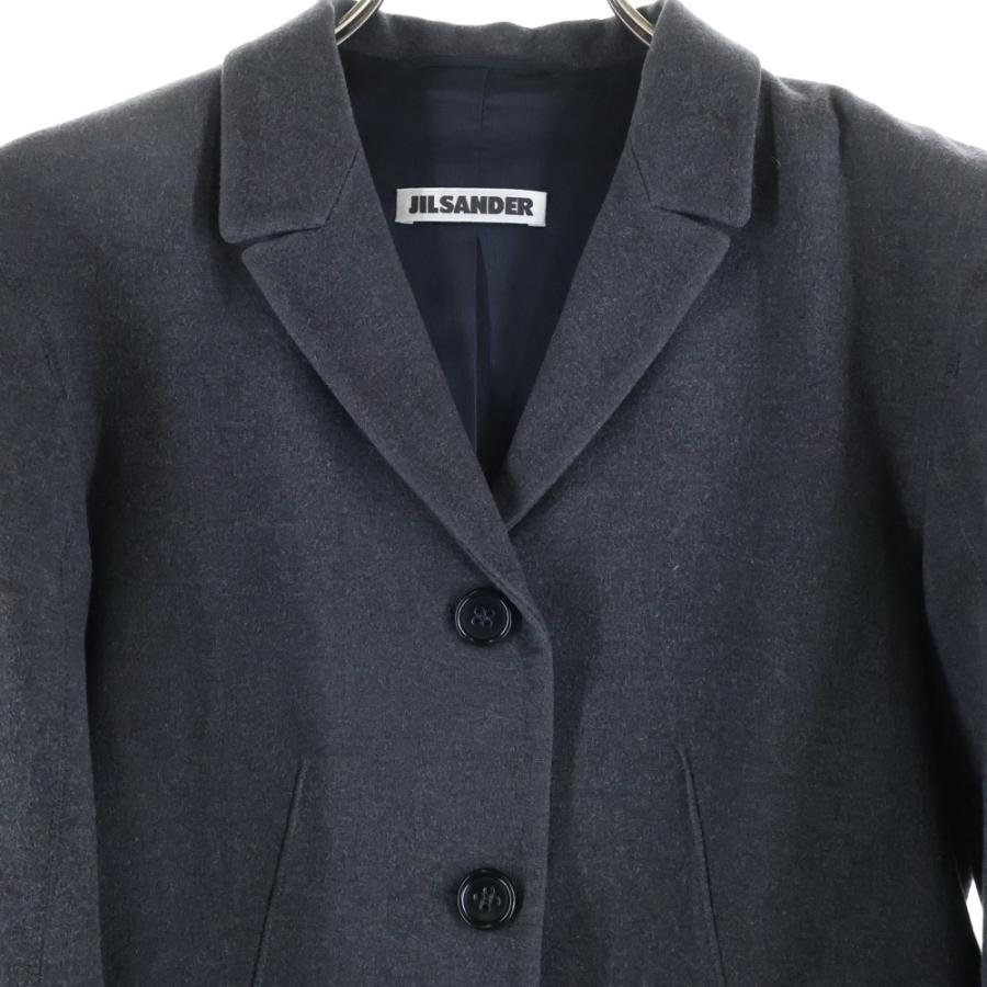 JIL SANDER ジルサンダー ビスコース混 3B テーラードジャケット レディース グレー : BRING Yahoo!ショップ ...