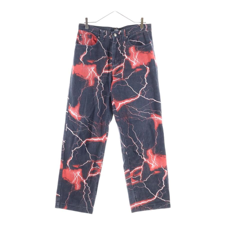 JADED LONDON ジェイデッドロンドン LIGHTNING BOLT PRINT JEANS