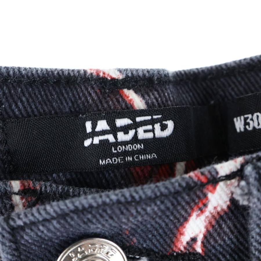 JADED LONDON ジェイデッドロンドン LIGHTNING BOLT PRINT JEANS