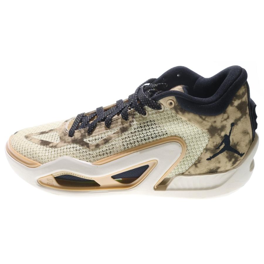 NIKEジョーダンテイタムDZ3321-200 26cm JORDAN BRAND JORDAN TATUM 1 PF FOSSIL/BLACK-SESAME-ELECTRIC GREEN