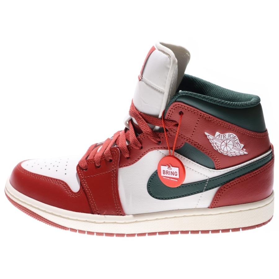 NIKE（ナイキ） AIR JORDAN 1 MID SAIL/PURE PLATINUM/REDSTONE