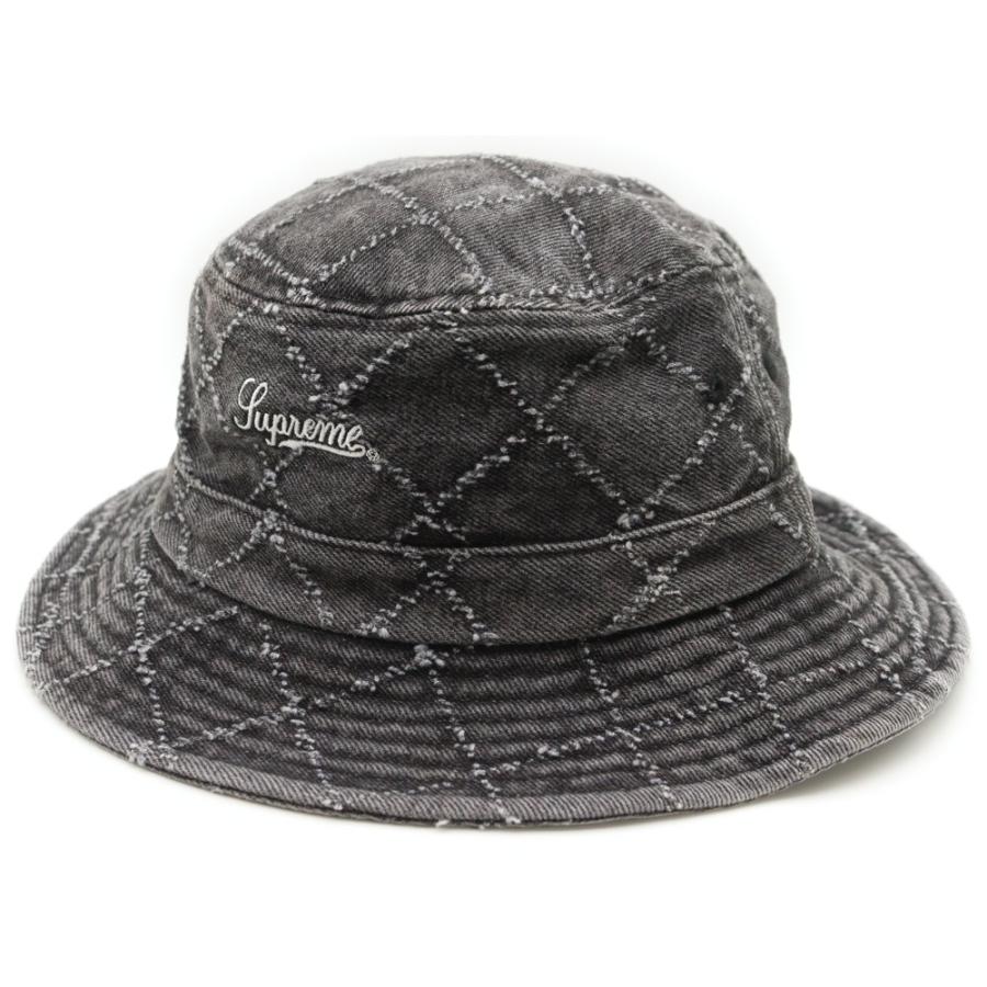supremeバケハ/デニム Supreme/シュプリーム【21AW】Monogram Denim Crusher Hat/モノグラム