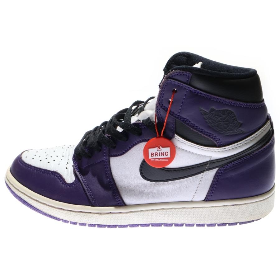 シューズ(男性用) AIR JORDAN 1 RETRO HIGH OG COURT PURPLE NIKE（ナイキ） AIR JORDAN 1 RETRO HIGH OG COURT PURPLE エア