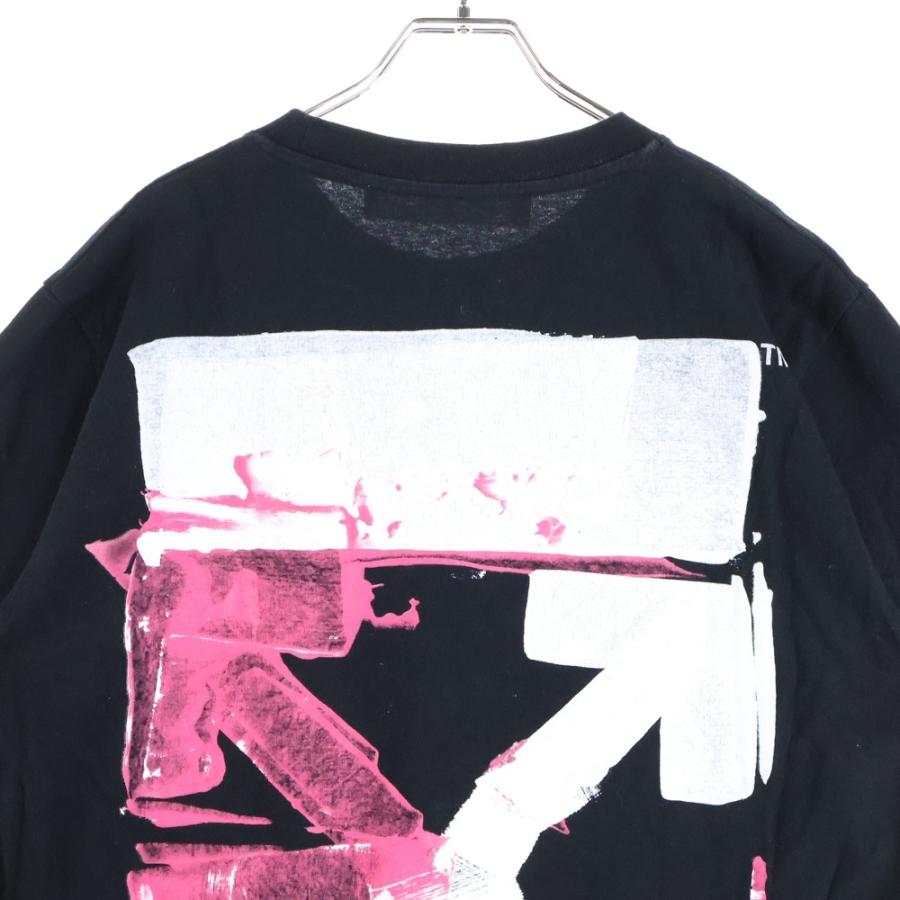 OFF-WHITE オフホワイト Graphic Tee OWAA049E19B07066 花柄 グラフィックプリント半袖Tシャツ カットソー ブラック レディース Off-White Floral Print Cropped T-Shirt - White | Editorialist