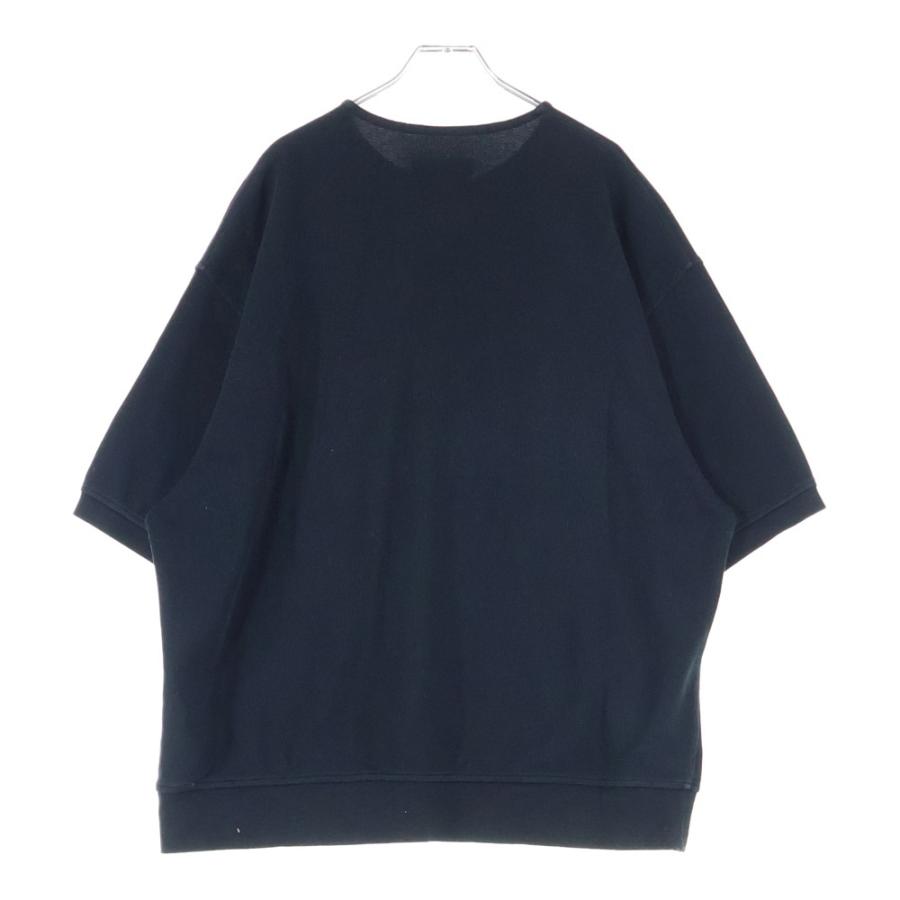 KITH（キス） 25SS パイル生地 ヘンリーネック 半袖Tシャツ ブラック