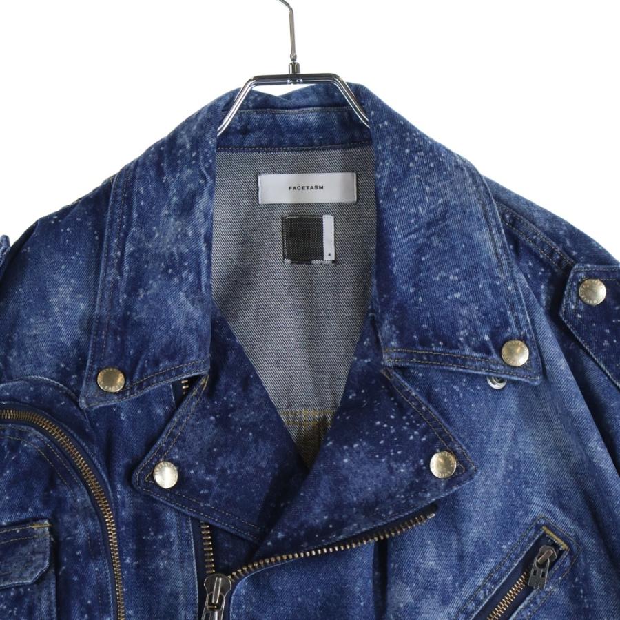 FACETASM（ファセッタズム） 24AW KR-JK-M08 ハイブリーチ加工 デニム