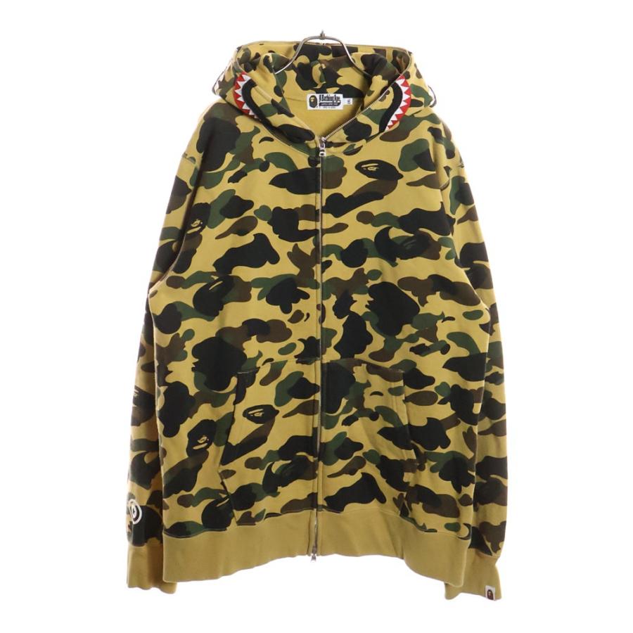 A BATHING APE（アベイシングエイプ） CAMO SHARK FULL ZIP HOODIE