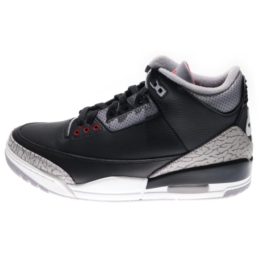 NIKE（ナイキ） AIR JORDAN 3 RETRO BLACK CEMENT DN3707-010 エア