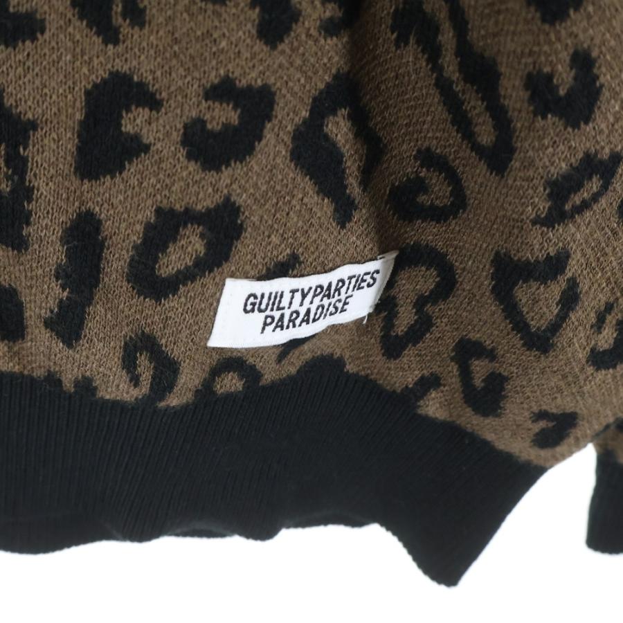 WACKO MARIA（ワコマリア） 24AW LEOPARD KNIT POLO SHIRT 24FW-WMK