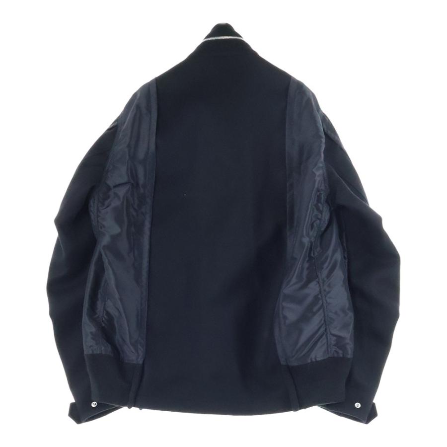 sacai（サカイ） 24AW Wool Melton Nylon Twill Blouson ウールツイル