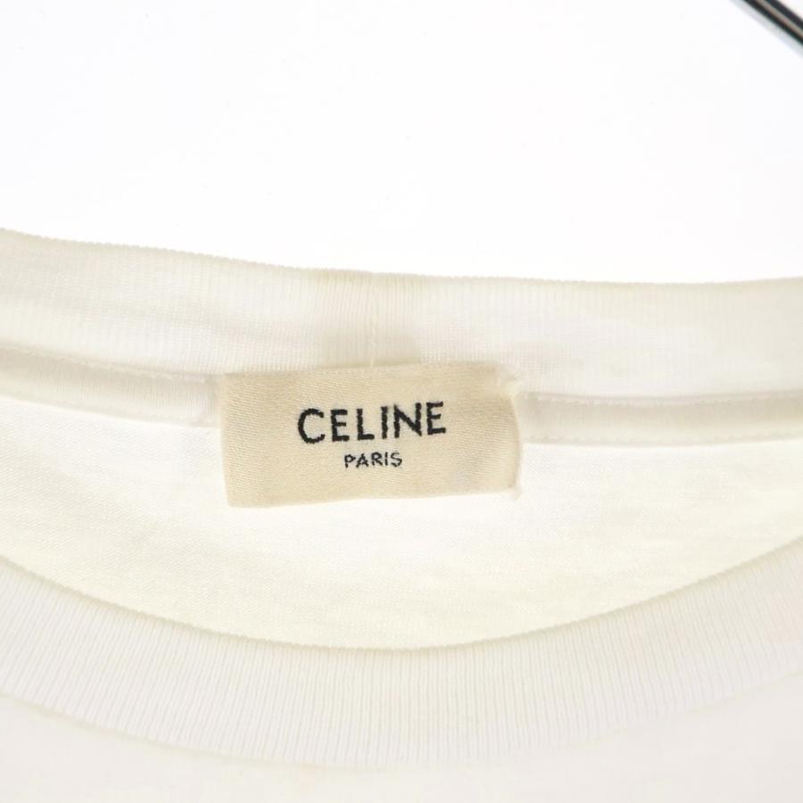 CELINE（セリーヌ） フロントロゴプリント 半袖クロップドTシャツ