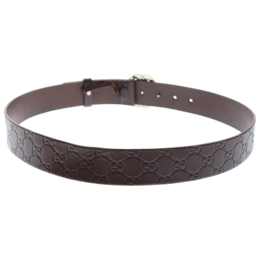 GUCCI（グッチ） GGロゴ レザーベルト 182320 ブラウン : BRING Yahoo